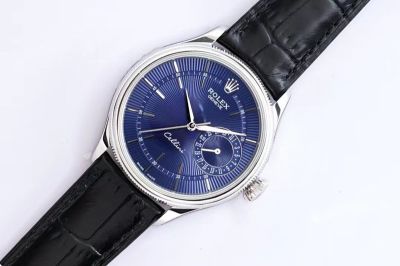 SJ Factory ROLEX Geneve Cellini Replica with Blue Dial 3165 Automatic Movement 39*11.5MM Watch